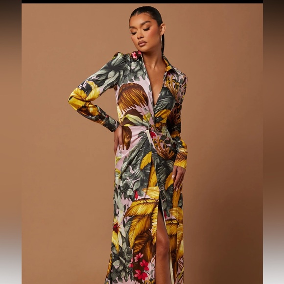 NovaLux Teresa Floral Maxi Dress - Picture 2 of 6